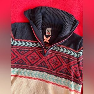 Kari Traa Nordic jumper wool blend sweater 1/2 zip